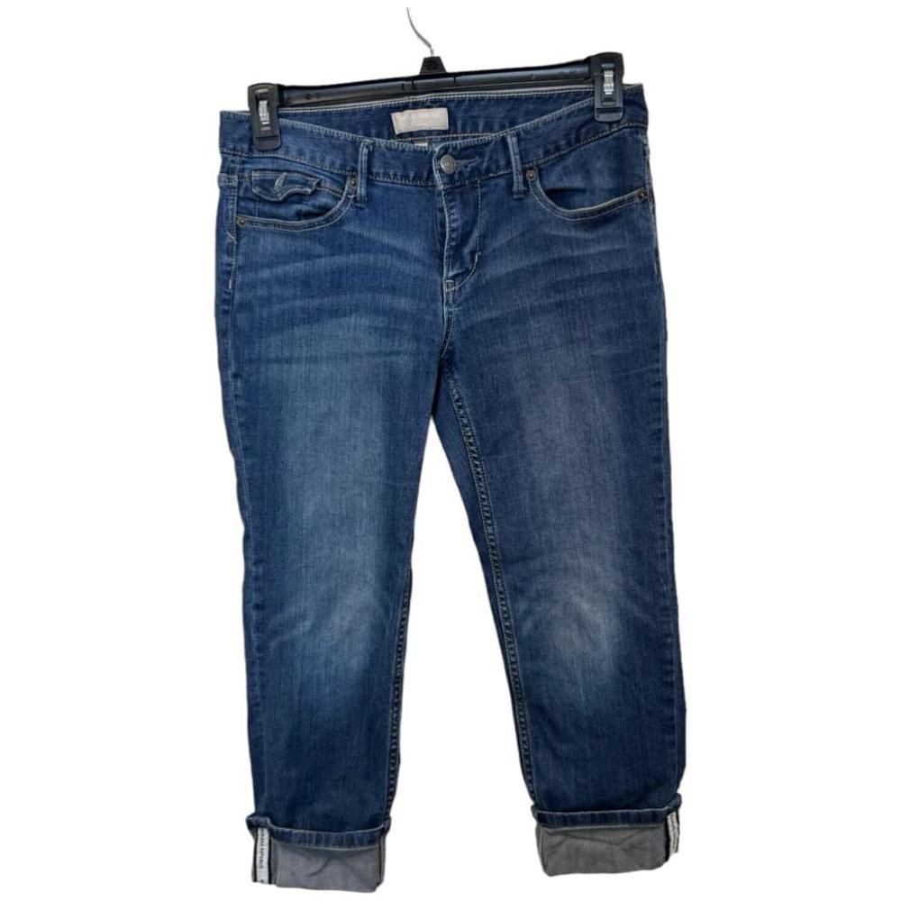 Banana Republic Stretch Blue Jeans capris size 8 waist 29